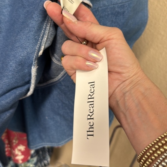 Ronny Kobo Denim Ruffle Dress Size M - Picture 4 of 13